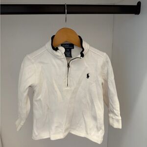 Polo by Ralph Lauren Kids White Long Sleeve Polo